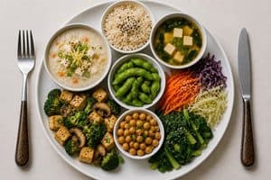 Buddhistická dieta – ukázka jídla