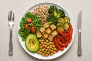 Veganská dieta – ukázka jídla
