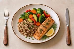 Dieta při kardiovaskulárních onemocněních – ukázka jídla