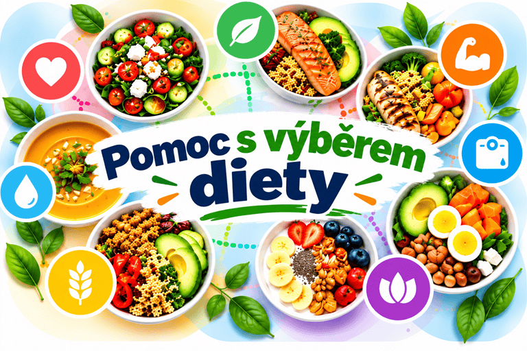 Pomoc s výběrem diety a vhodného způsobu stravování